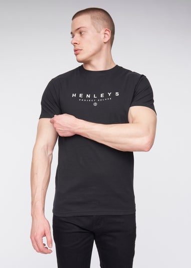 Henleys Black  Ninesix T-Shirt