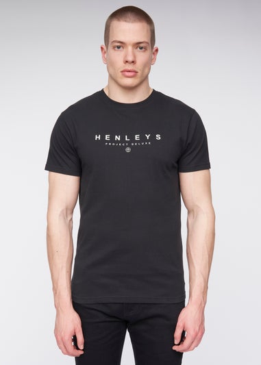 Henleys Black  Ninesix T-Shirt