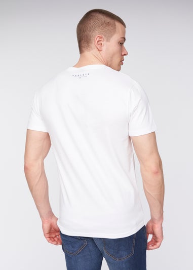 Henleys White  Scripthen T-Shirt