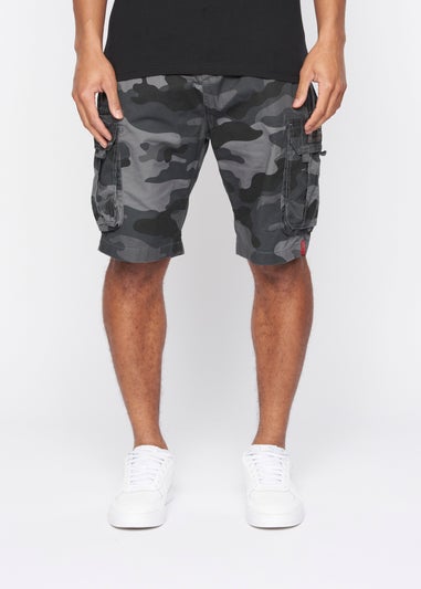 Crosshatch Charcoal Camo Watchford Shorts