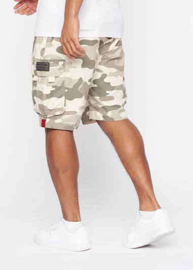 Crosshatch Stone Camo Watchford Shorts