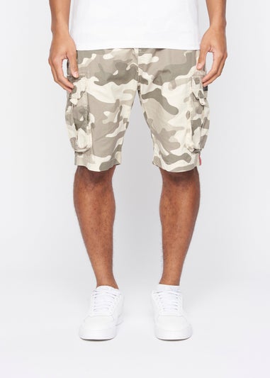 Crosshatch Stone Camo Watchford Shorts