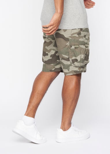 Crosshatch Olive Camo Watchford Shorts