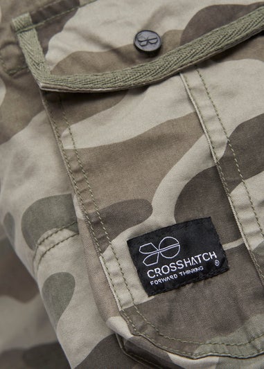 Crosshatch Olive Camo Jimster Shorts