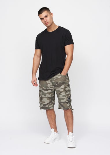 Crosshatch Olive Camo Jimster Shorts