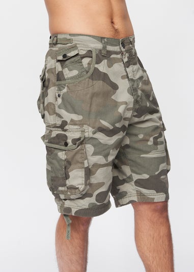 Crosshatch Olive Camo Jimster Shorts