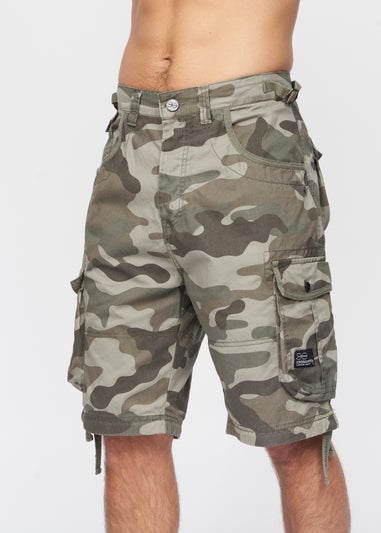 Crosshatch Olive Camo Jimster Shorts