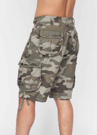 Crosshatch Olive Camo Jimster Shorts