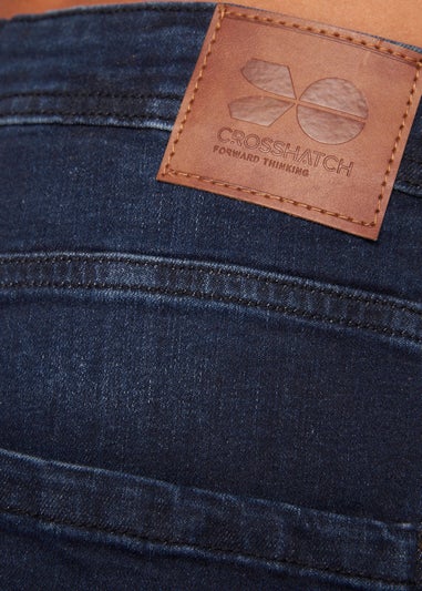 Crosshatch Dark Wash Tadcaster Denim Shorts