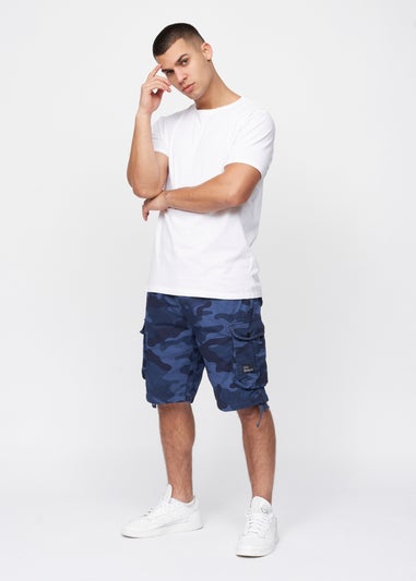 Crosshatch Blue Camo Jimster Shorts