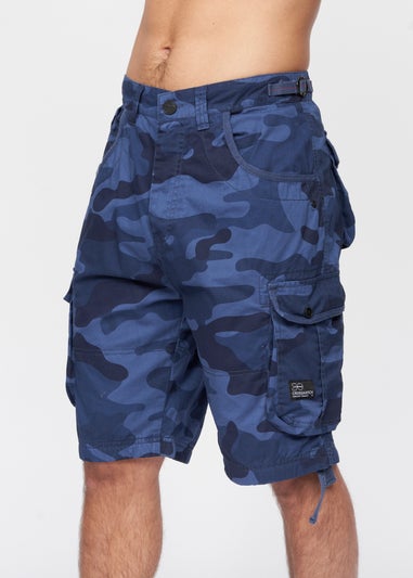 Crosshatch Blue Camo Jimster Shorts