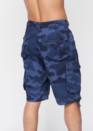 Crosshatch Blue Camo Jimster Shorts