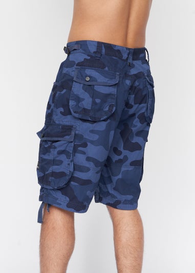 Crosshatch Blue Camo Jimster Shorts