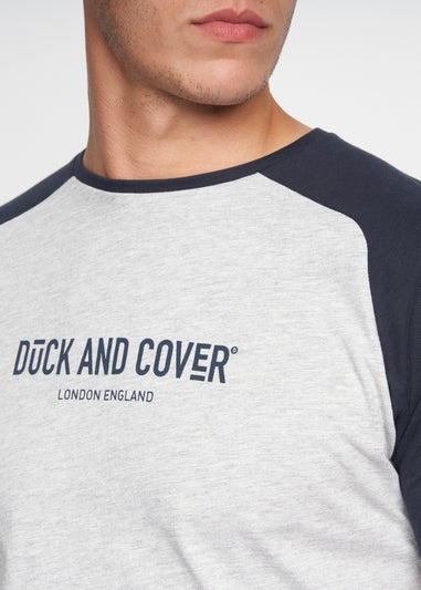 Duck & Cover Light Grey Marl Vianney Loungewear Set