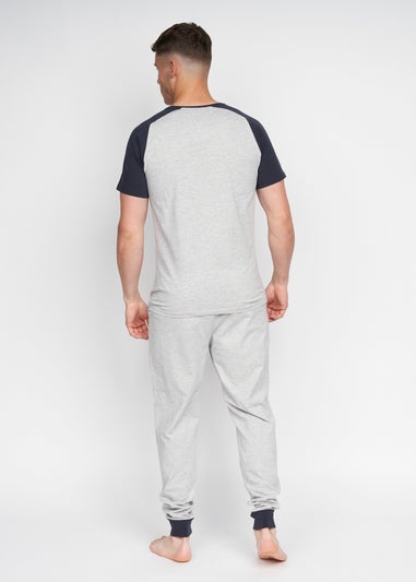 Duck & Cover Light Grey Marl Vianney Loungewear Set