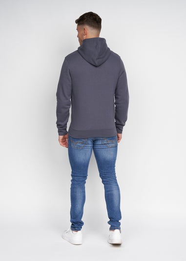 Duck & Cover Navy Pecklar Hoodie