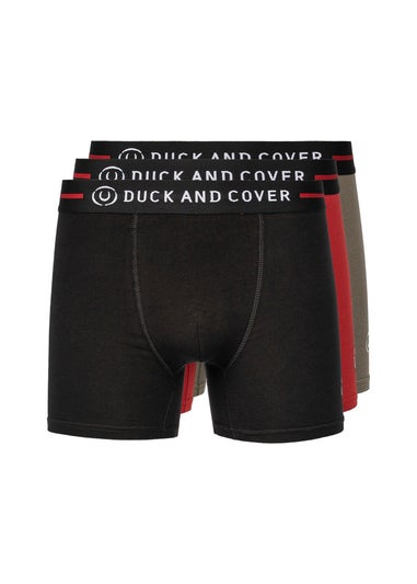 Duck & Cover Olive Scorla Boxers (3 Pack)