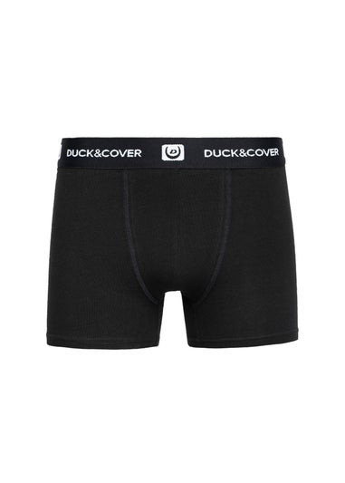 Duck & Cover Black Villani Boxers (3 Pack)