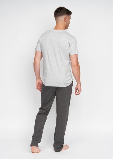 Duck & Cover Light Grey Marl Radovan Loungewear Set