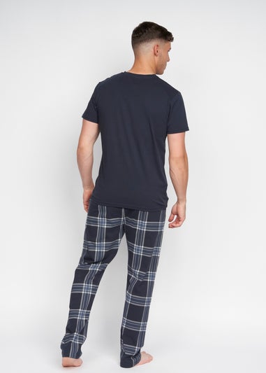 Duck & Cover Navy Callister Loungewear Set