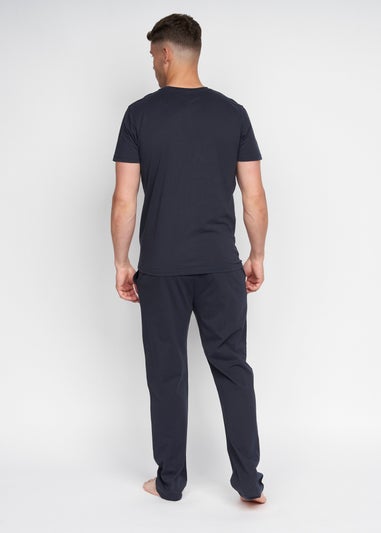 Duck & Cover Navy Gasper Loungewear Set