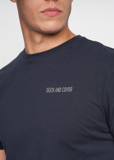 Duck & Cover Navy Gasper Loungewear Set