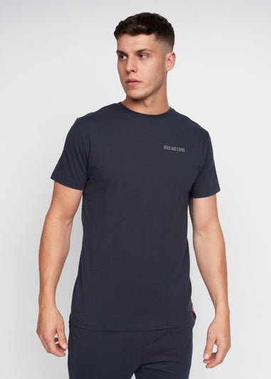 Duck & Cover Navy Gasper Loungewear Set