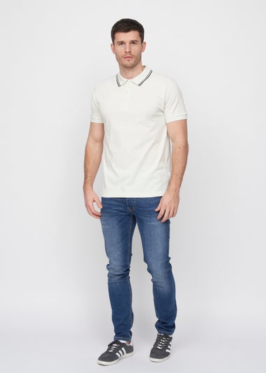 Duck & Cover Off White Samtrase Polo