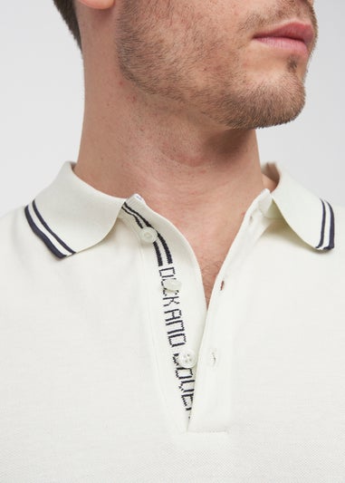 Duck & Cover Off White Samtrase Polo