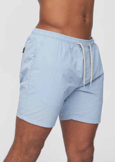 Duck & Cover Light Blue Gathport Swim Shorts