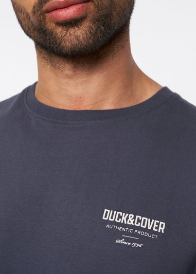 Duck & Cover Navy Lewys T-Shirt