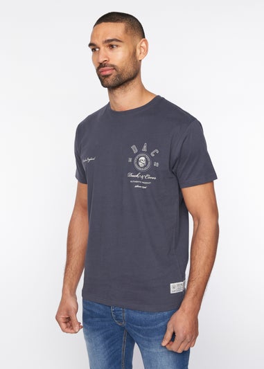 Duck & Cover Navy Harrell T-Shirt