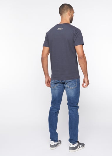 Duck & Cover Navy Harrell T-Shirt
