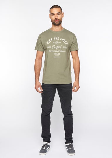 Duck & Cover Khaki Green Kacper T-Shirt