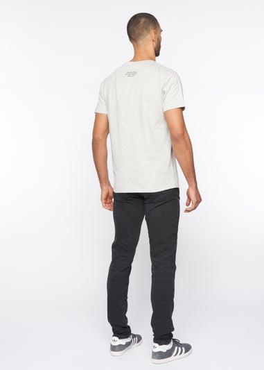 Duck & Cover Grey Marl Shaffer T-Shirt