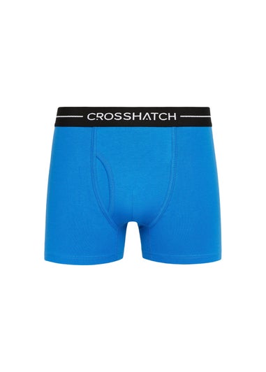 Crosshatch Blue Hexter Boxers (2 Pack)