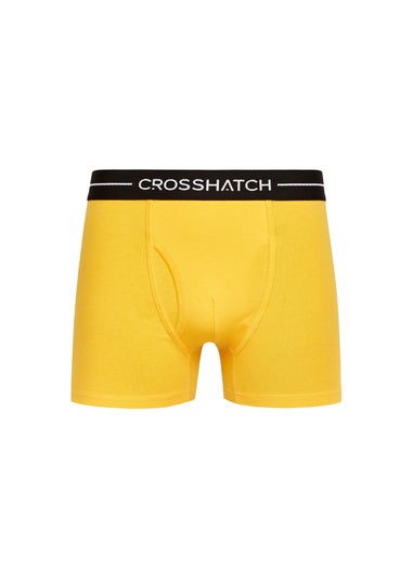 Crosshatch Yellow Hexter Boxers (2 Pack)