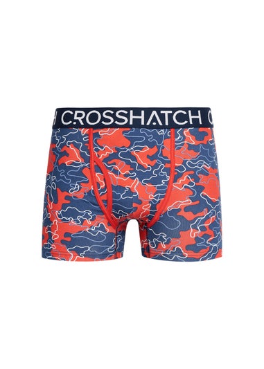 Crosshatch Red  Lynol Boxers (3 Pack)