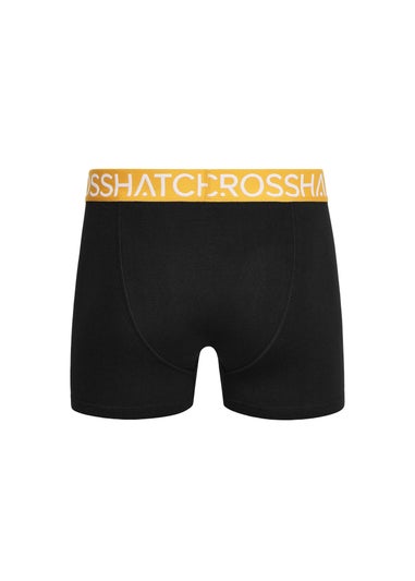 Crosshatch Yellow  Payso Boxers (3 Pack)