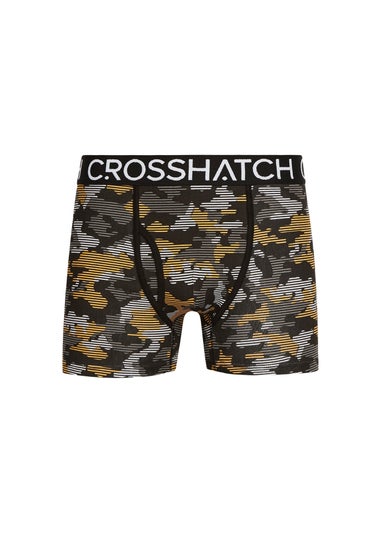 Crosshatch Yellow  Payso Boxers (3 Pack)