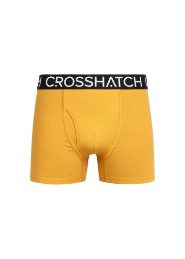 Crosshatch Yellow  Payso Boxers (3 Pack)