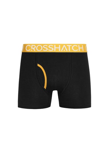 Crosshatch Yellow  Payso Boxers (3 Pack)