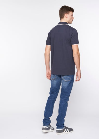 Duck & Cover Navy Wilkins Polo