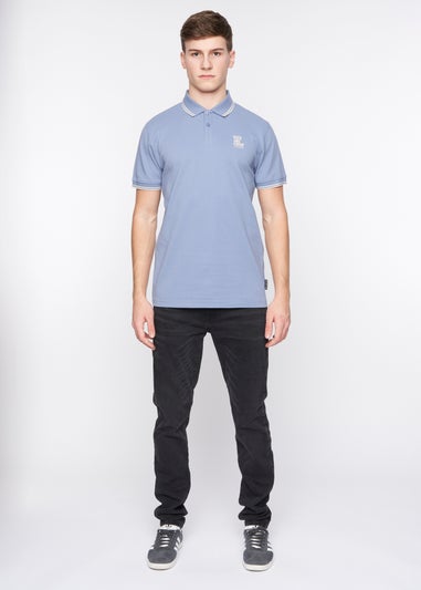 Duck & Cover Blue Sameer Polo