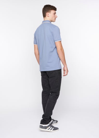 Duck & Cover Blue Sameer Polo