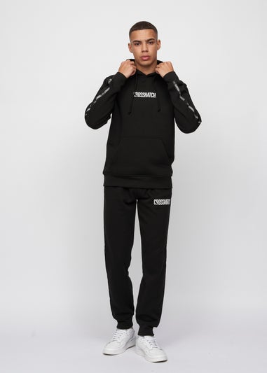 Crosshatch Black  Fellmites Hoodie