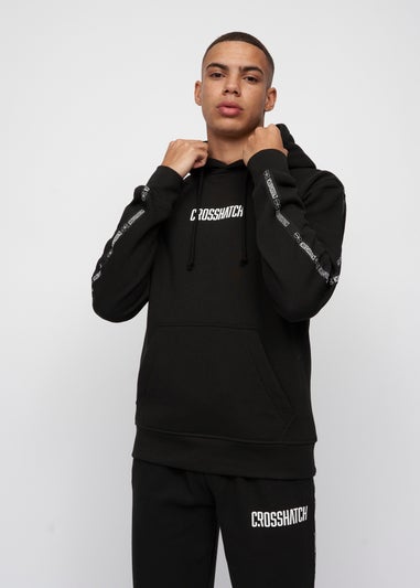 Crosshatch Black  Fellmites Hoodie