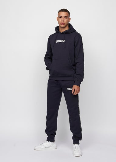 Crosshatch Navy  Fellmites Hoodie