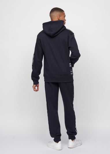 Crosshatch Navy  Fellmites Hoodie