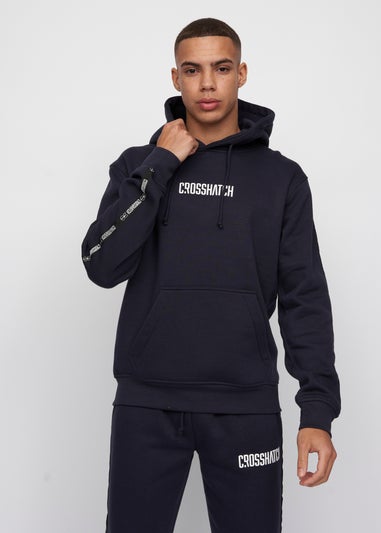 Crosshatch Navy  Fellmites Hoodie